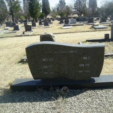 ZYL Abel A.P., van -1973 &amp; Anna S. 1902-1983