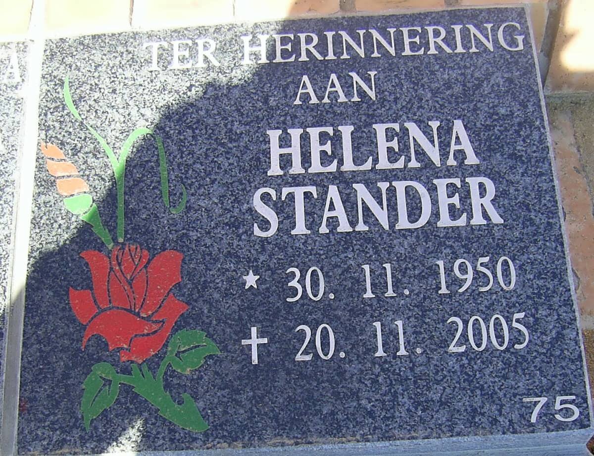STANDER Helena 1950-2005