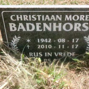 BADENHORST Christiaan Morez 1942-2010