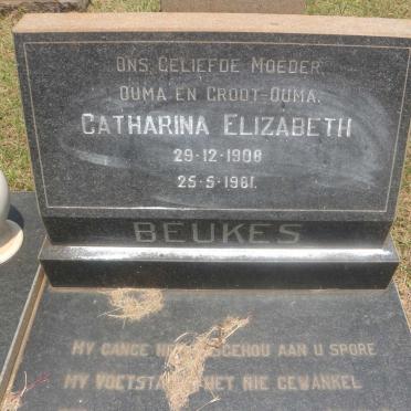BEUKES Catharina Elizabeth 1908-1981