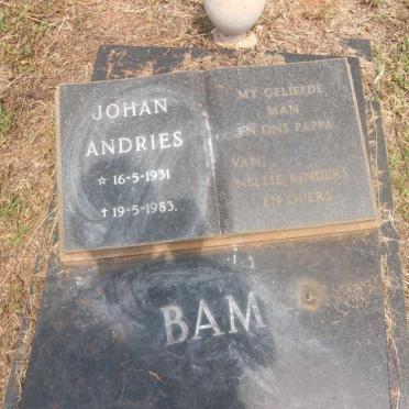 BAM Johan Andries 1931-1983
