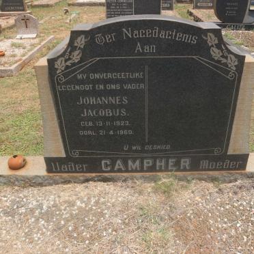 CAMPHER Johannes Jacobus 1923-1960