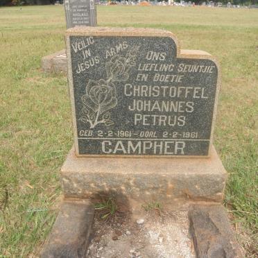 CAMPHER Christoffel Johannes Petrus 1961-1961