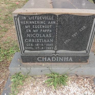CHADINHA Nicolaas Christiaan 1945-1983