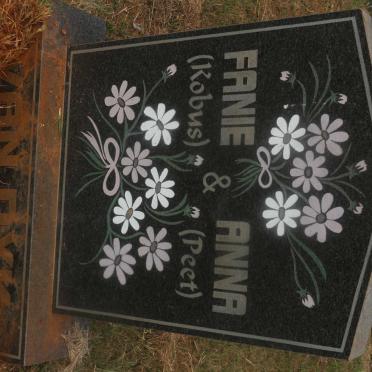 DYK Fanie, van &amp; Anna