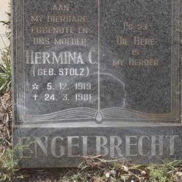ENGELBRECHT Hermina C. nee STOLZ 1919-1981