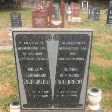ENGELBRECHT Willem Gerhardus 1936-1998 &amp; Susara Gertruida 1935-2008