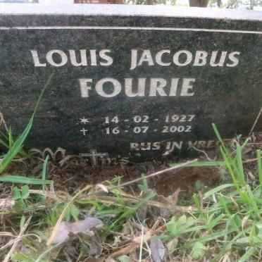 FOURIE Louis Jacobus 1927-2002
