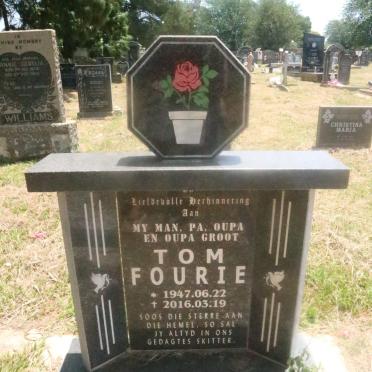 FOURIE Tom 1947-2016