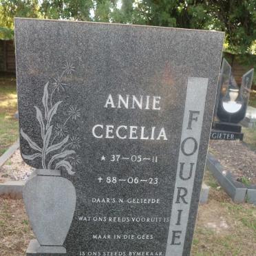 FOURIE Annie Cecelia 1937-1988
