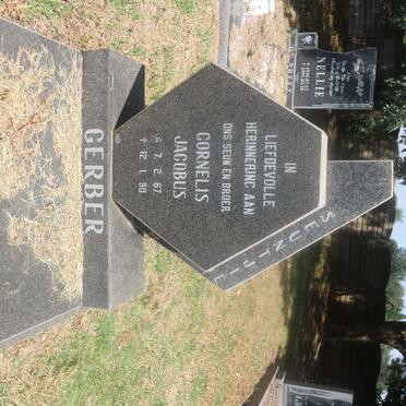 GERBER Cornelis Jacobus 1967-1990