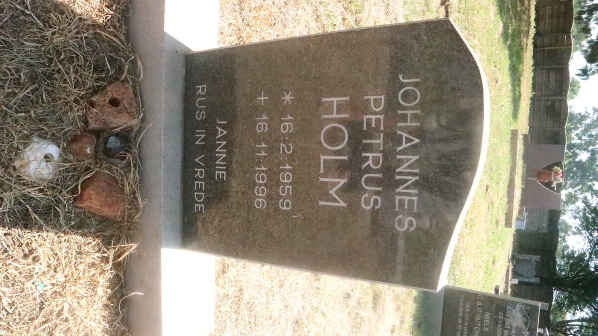 HOLM Johannes Petrus 1959-1996