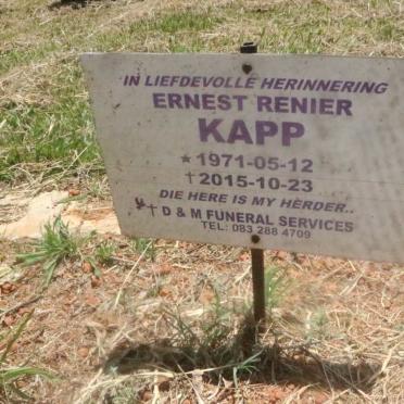 KAPP Ernest Renier 1971-2015