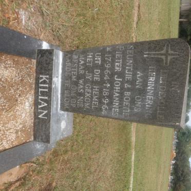 KILIAN Pieter Johannes 1964-1964
