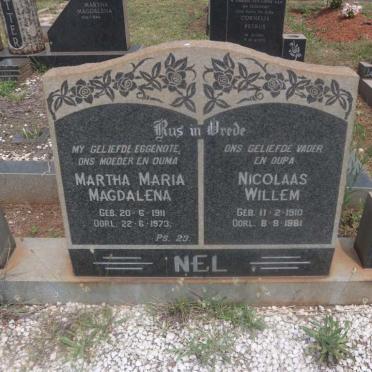 NEL Nicolaas Willem 1910-1981 &amp; Martha Maria Magdalena 1911-1973