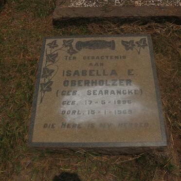 OBERHOLZER Isabella E. nee SEARANCKE 1896-1969