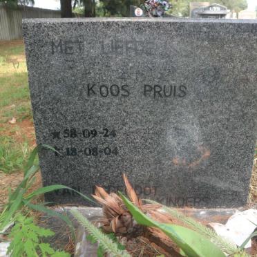 PRUIS Koos 1958-2018
