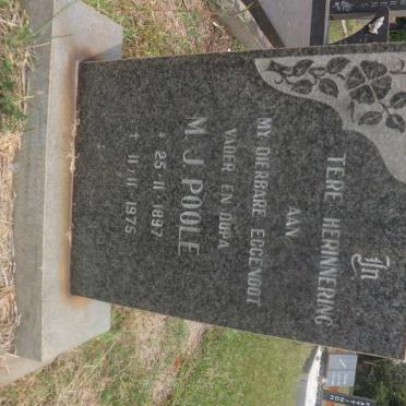 POOLE M.J. 1897-1975