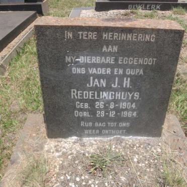 REDELINGHUYS Jan J.H. 1904-1964