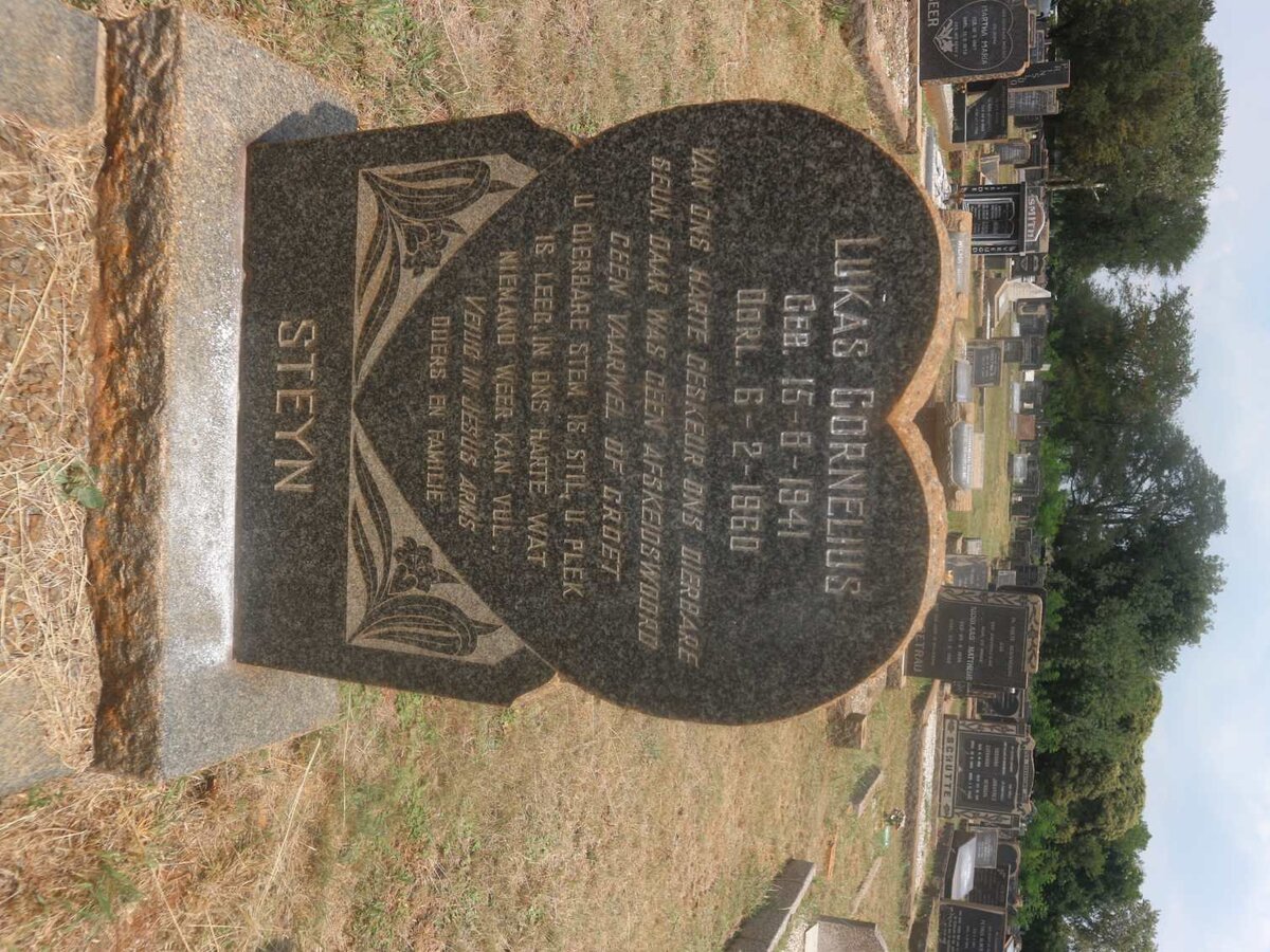 STEYN Lukas Cornelius 1941-1960