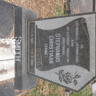 SMITH Stephanus Christiaan 1912-1994