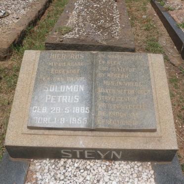 STEYN Solomon Petrus 1885-1955