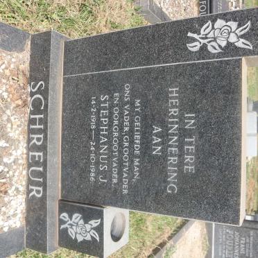 SCHREUR Stephanus J. 1918-1986