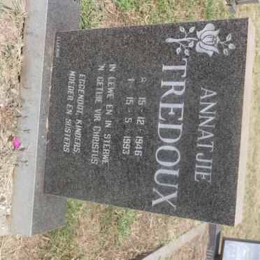 TREDOUX Annatjie 1946-1993
