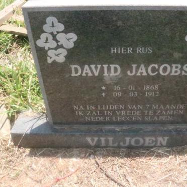 VILJOEN David Jacobs 1868-1912