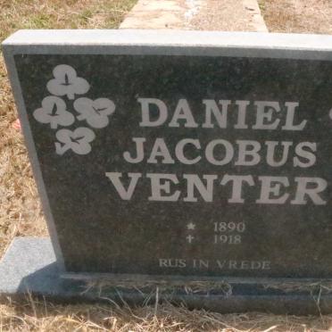 VENTER Daniel Jacobus 1890-1918
