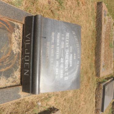 VILJOEN Helena Barendina T.D. 1910-1959