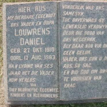 ? Louwrens Daniel 1910-1963