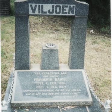VILJOEN Frederik Daniel 1891-1954