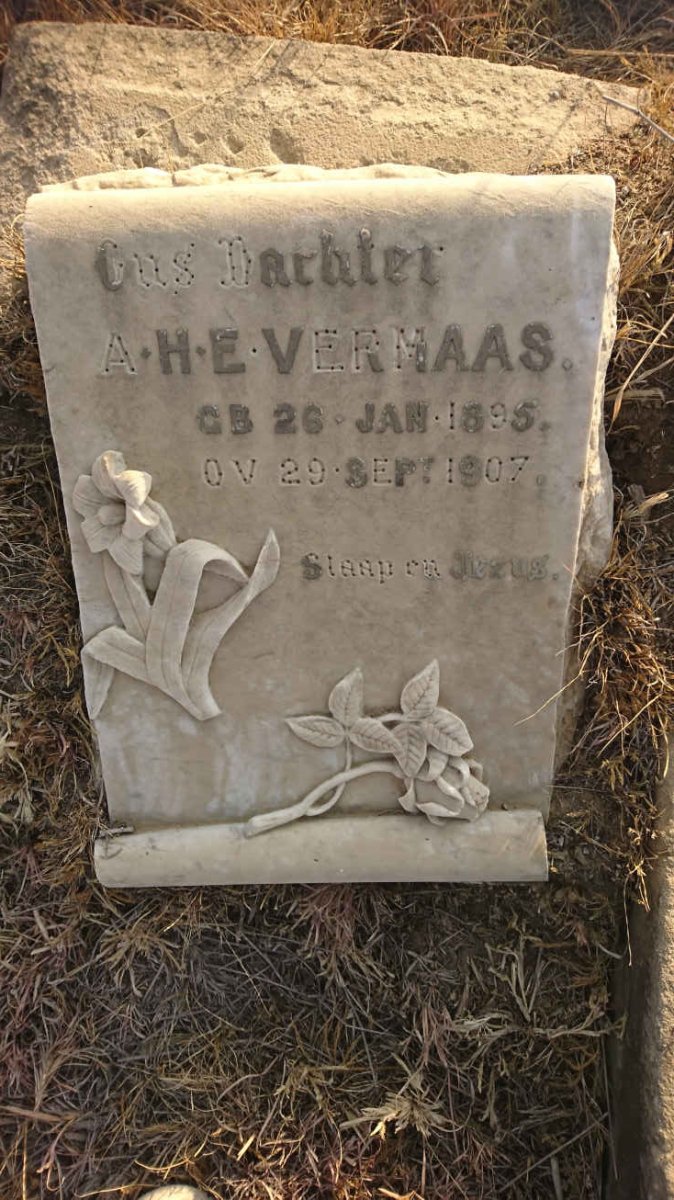 VERMAAS A.H.E. 1895-1907