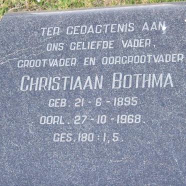 BOTHMA Christiaan 1895-1968