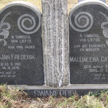 SWANEPOEL Jan Frederik 1910-1976 &amp; Magdalena Catharina MEYER 1912-1971
