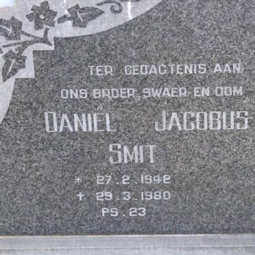 SMIT Daniel Jacobus 1942-1980