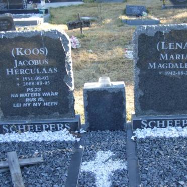SCHEEPERS Jacobus Herculaas 1934-2008 &amp; Maria Magdalena 1942-