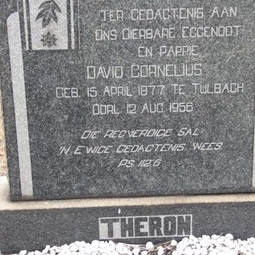 THERON David Cornelius 1877-1956