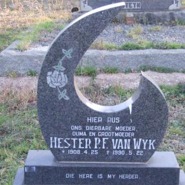WYK Hester P.F., van 1908-1990