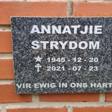 STRYDOM Annatjie 1945-2021