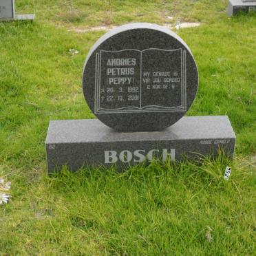 BOSCH Andries Petrus 1962-2001