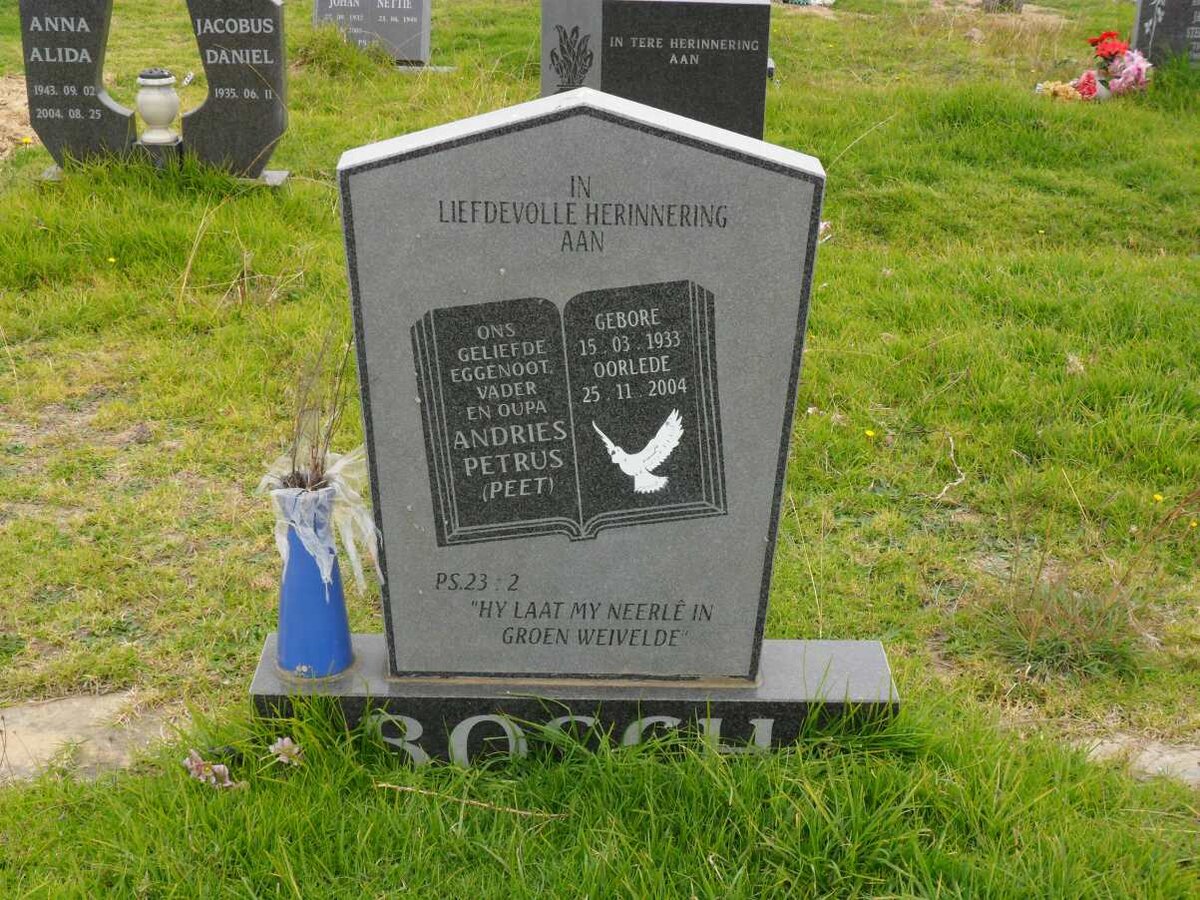 BOSCH Andries Petrus 1933-2004