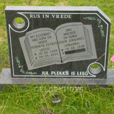 GELDENHUYS Hendrik Petrus 1936-2005 &amp; Douw Johannes 1940-