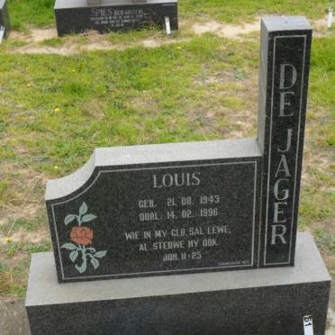 JAGER Louis, de 1943-1996