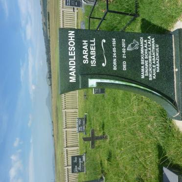 MANDLESOHN Sarah Isabell 1924-2012