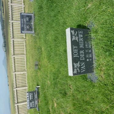 MERWE Joey, van der 1917-2010