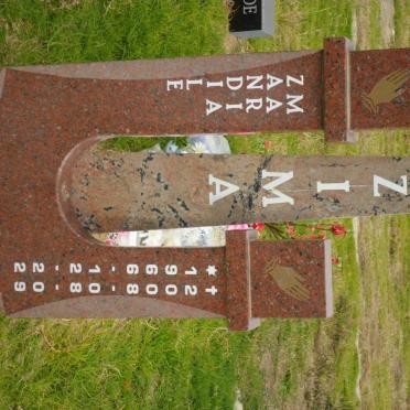 NZIMA Zandile Maria 1966-2008