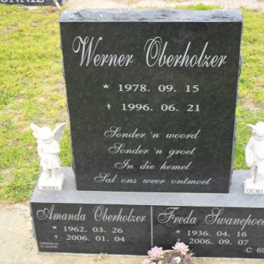 OBERHOLZER Werner 1978-1996 :: OBERHOLZER Amanda 1962-2006 :: SWANEPOEL Freda 1936-2006