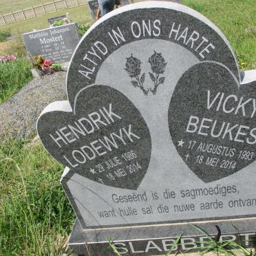 SLABBERT Hendrik Lodewyk 1986-2014 &amp; Vicky BEUKES 1993-2014